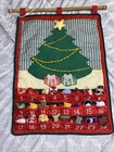 VTG Kubla Craft Fabric Advent Calendar Christmas Decor Ornaments Pocket Complete