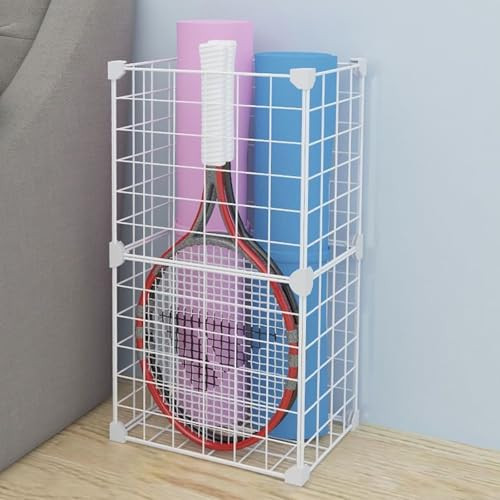 Space-Saving Yoga Mat Storage Rack for Home Gym and Foam Mats