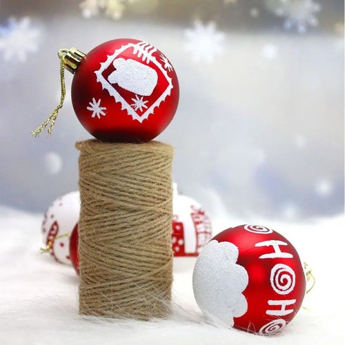 16PCS Plastic Christmas Ball Ornaments 6cm for Tree Holiday Decoration - Picture 6 of 12