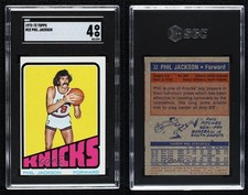 1972-73 Topps Phil Jackson #32 SGC 50 Rookie RC