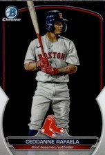 2023 Bowman Chrome Prospects Ceddanne Rafaela Base Boston Red Sox BCP-29