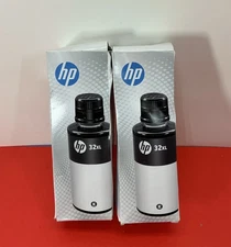 New Genuine HP 32XL Black 2PK Ink Bottles 135ml [1VV24AN]