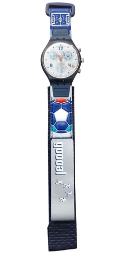 Swatch Chrono Uhr GOOOOAL France SCZ401FR 1998 Specials mit Etui & Papieren - Bild 4 von 7