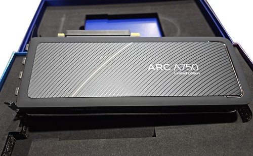 Tarjeta de gráficos Intel Arc A750 edición limitada 8 GB GDDR6 PCIe 4.0 21P02J00BA - Imagen 2 de 6