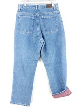 L.L. Bean Relaxed Fit Flannel Lined Jeans Womens Size 12 Petite Straight Leg