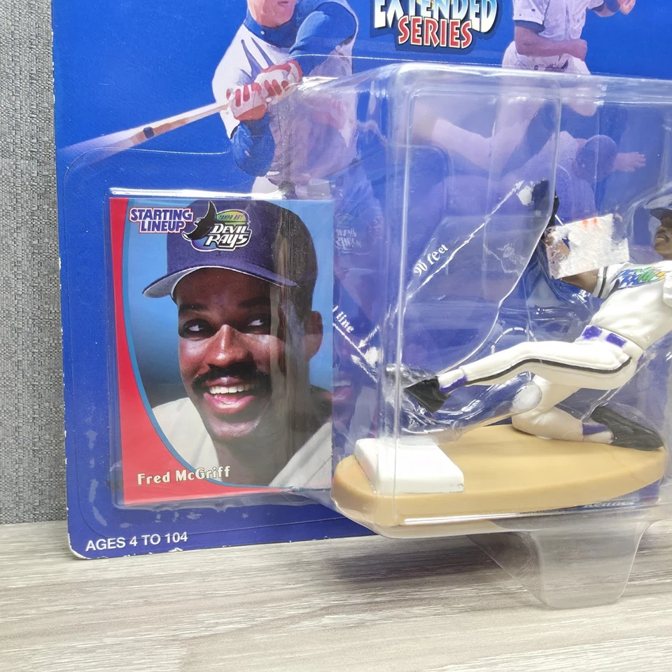 Figura 1998 alineación inicial Fred McGriff Tampa Bay Devil Rays béisbol SLU Foto 2 de 4