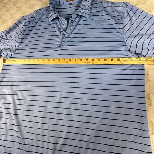 Peter Millar Summer Comfort Golf Polo Shirt Striped Tapatio Springs XL - Picture 12 of 14