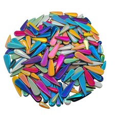 Glazed Ceramic Tiles for Crafts Bucks, Iridescent Porcelain Mosaic Tiles for ...