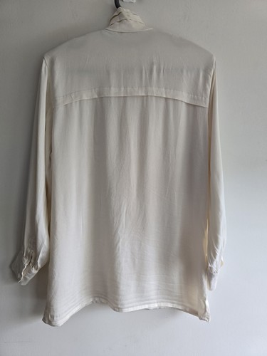 Escada 1980s Vintage 100% Silk Blouse - UK Size 10 - Picture 5 of 10
