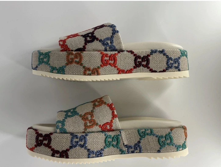 Женские сандалии на платформе Gucci 9,5 - Изображение 4 из 4