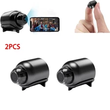 2PCS Mini WIFI Camera 1080P HD Night Vision Remote Monitoring Micro Baby Monitor