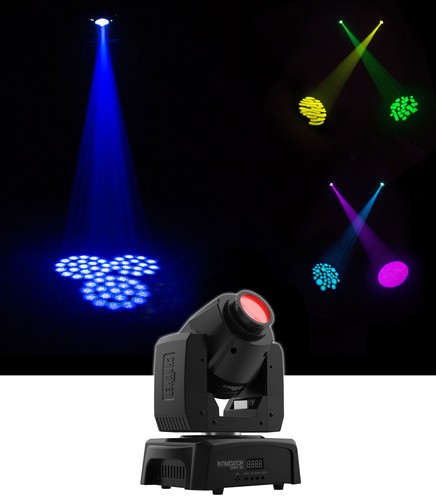(2) Chauvet Intimidator Spot 110 Compact Moving Head Lights+DMX Controller - Picture 2 of 11