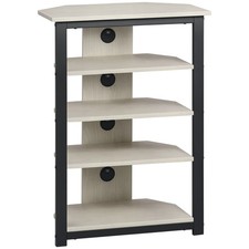 Wooden Home Entertainment Center with Storage, Living Room Storage, Grey