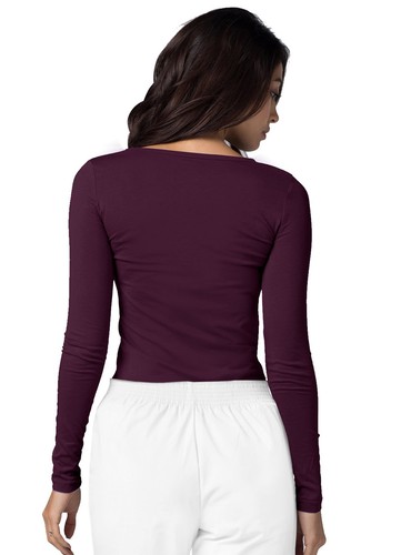Adar Underscrubs for Women 3 Pack - Long Sleeve Underscrub Comfort Tee - Picture 178 of 217