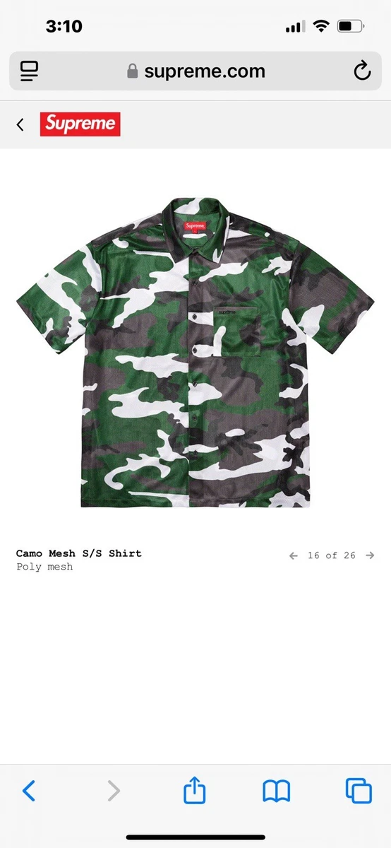 Supreme Cotton Camouflage Casual Button-Down Shirts for Men for