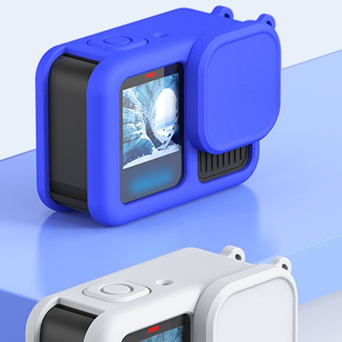 Coque Silicone Caméra pour GoPro Hero13 Noir avec Cordon Sécurisé et Capuchon - Photo 4 sur 32