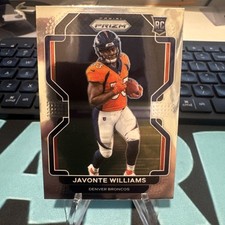 Javonte Williams Rookie RC 2021 Panini Prizm Base #345 Denver Broncos
