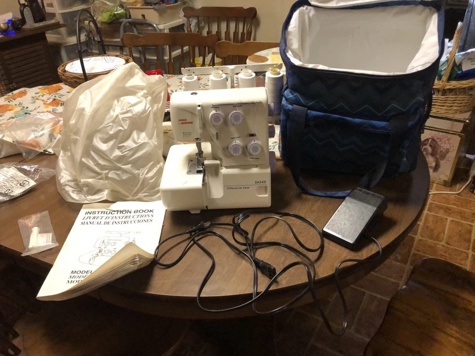 Máquina de coser Janome Juno 3434d Serger Foto 4 de 4