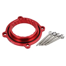 Red Aluminum Throttle Body Spacer w/Bolts For Jeep Wrangler JK JL JT 2012-2018
