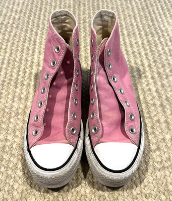 Converse Chuck Taylor All Star Lift Platform High Top Pink Sneakers Womens 7