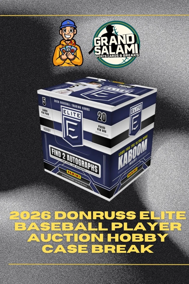 2026 Donruss Elite PLAYER AUCTION Hobby Case Break