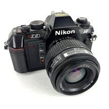 Nikon N2020 AF 35mm Film SLR Camera 35-70mm Lens UNTESTED AS IS PARTS ONLY
