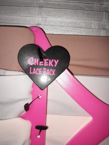 NWT (MSRP $52) Betsey Johnson 5-Pack Cheeky Lace Back Thongs Women's size M - Picture 6 of 11