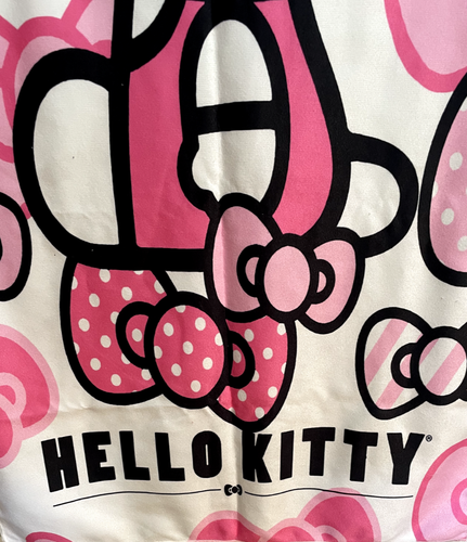 Hello Kitty Classic Pink Bow Beach Bath Pool Towel 27 in x 56 Sanrio. Charity - Picture 3 of 5