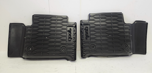 OEM Second Row Set All-Weather Mats 2022-2025 Jeep Grand Cherokee 82216590AA - Picture 11 of 15