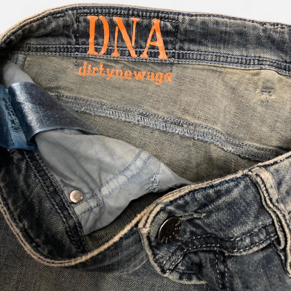 Diesel DNA Factory Deadstock KORRIX Dirtynewage Naranja Letras Azul Jeans Foto 2 de 4