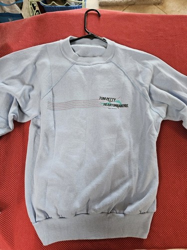 1983 LONG AFTER DARK POWDER BLUE Tom Petty & The Heartbreakers Sweatshirt-WOW!!! - Picture 4 of 8