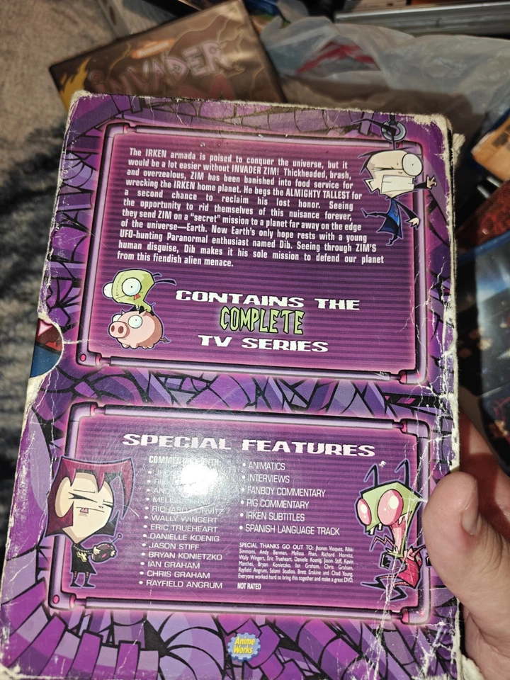 INVADER ZIM: Complete Invasion Volume 1-3 DVD 6 Disc Box Set - Image 2 of 4