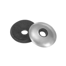100Pcs 7/32"IDx3/4"OD EPDM Bonded Sealing Neoprene Rubber Washers Silver
