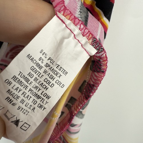 Sno Skins Slinky Strick Top Gr. Medium bunt geraffter Pullover - Bild 6 von 9
