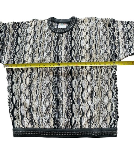Coogi Sweater 100% Mercerized Cotton Crew Neck Pull Over 3D Australia Size L - Picture 4 of 6