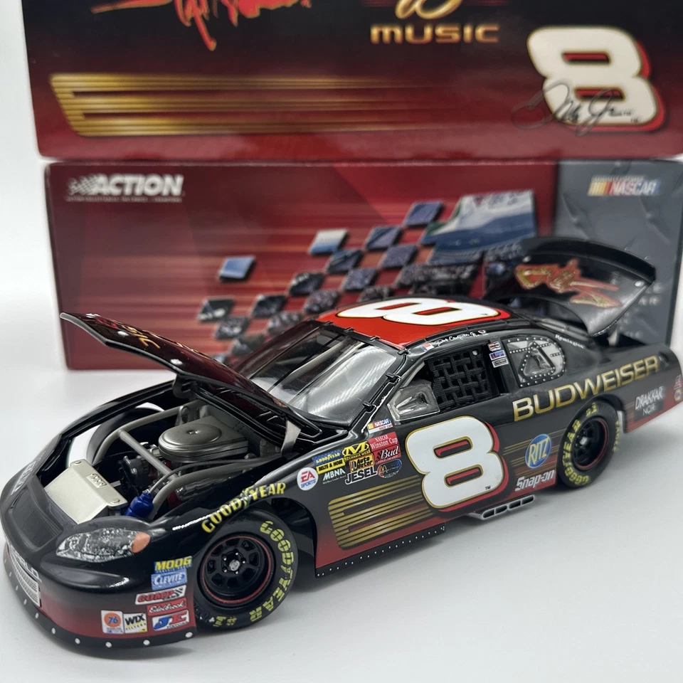 Dale Earnhardt Jr.  #8 Budweiser Staind 2003 Monte Carlo Action 1:24 Diecast NOS - Image 4 of 4