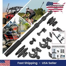 Motorcycle Bike Handlebar Mount 59" Invisible Selfie Stick Kit Insta360 X4 X3 DJ