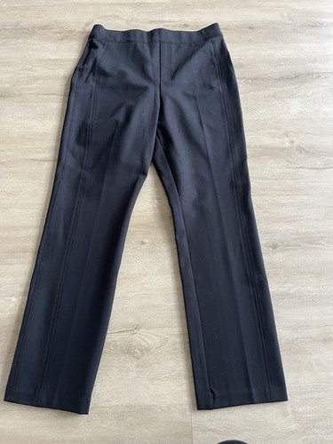 SPANX The Perfect Pant in Classic Black Slim Straight Ponte Knit L NWT - Picture 3 of 9