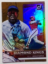 2022 Panini Donruss: Adolis Garcia [Diamond Kings] Orange Holo Foil SP (#15)