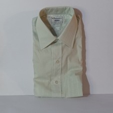 Vintage Arrow Kent Dress Shirt Light Green Size 15 1/2-33 Never Worn SHIPS FREE