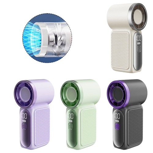 Portable USB Rechargeable Mini Handheld Fan with 6 Speed Options for Outdoors - Afbeelding 7 van 16