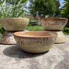 Set of 5 Frankoma 7X Desert Gold Mayan Aztec 5 1/4" Dessert Soup Cereal Bowl USA