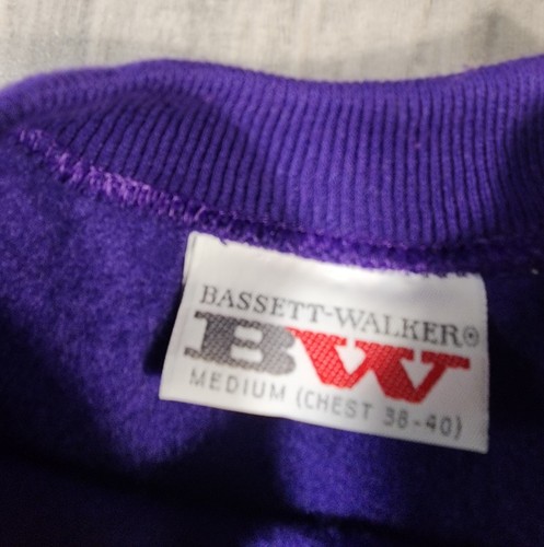 Sudadera vintage Tennessee Tech mediana deletreada cuello redondo polar años 90 80 - Imagen 3 de 8