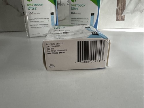 Onetouch Ultra 100 Teststreifen 3er-Pack Ablaufdatum: 30.09.26 BOX IST BESCHÄDIGT - Bild 4 von 5
