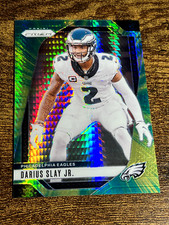 DARIUS SLAY 2024 Panini Prizm Green Hyper Refractor /180 #235 Color Match