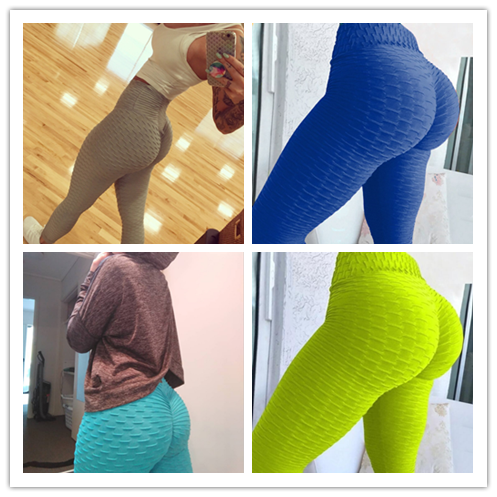 Leggings de levantamiento de botines anticelulíticos - Pantalones de yoga ajustados de cintura alta para mujer - Imagen 2 de 19