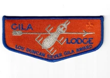 Boy Scout OA 378 Gila Lodge Lou Duncan Award Flap