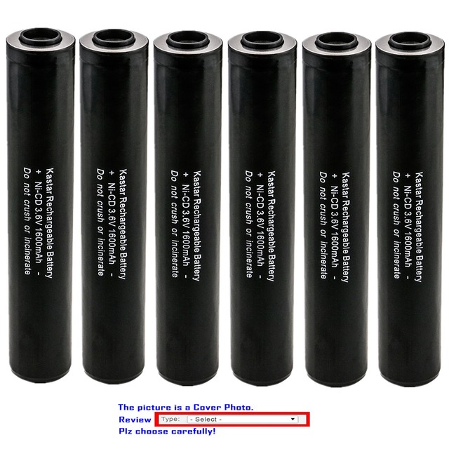 Kastar 3.6V 1600mAh Ni-CD Battery for NABC 720382000 Stinger W/O XT H XT W Kastar 3.6V 1600mAh Ni-CD Battery for NABC 720382000 Stinger W/O XT H XT W