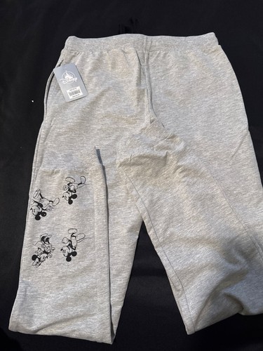 Disney Parks Mickey Minnie Jogger Lounge Pants Sweatpants size small NEW - Picture 4 of 4