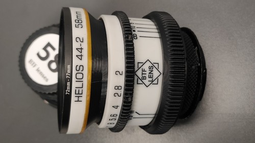 Helios44 ANAMORPHIC OVAL BOKEH REHOUSE HELIOS 44-2 2/58mm Cinemod Canon EF BTF - Picture 13 of 19